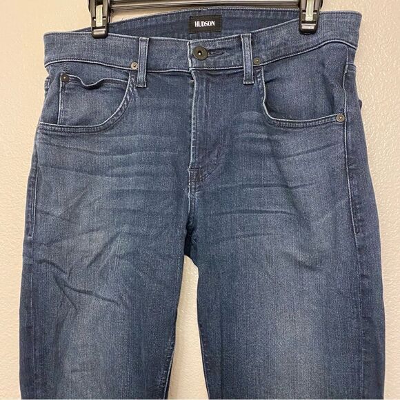 Hudson mens BLAKE SLIM STRAIGHT M2752DFM Hall designer jeans -31x33 - Picture 5 of 13